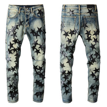 Load image into Gallery viewer, Black star denim
