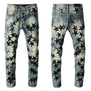 Black star denim