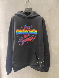 BB rainbow 90s hoodie