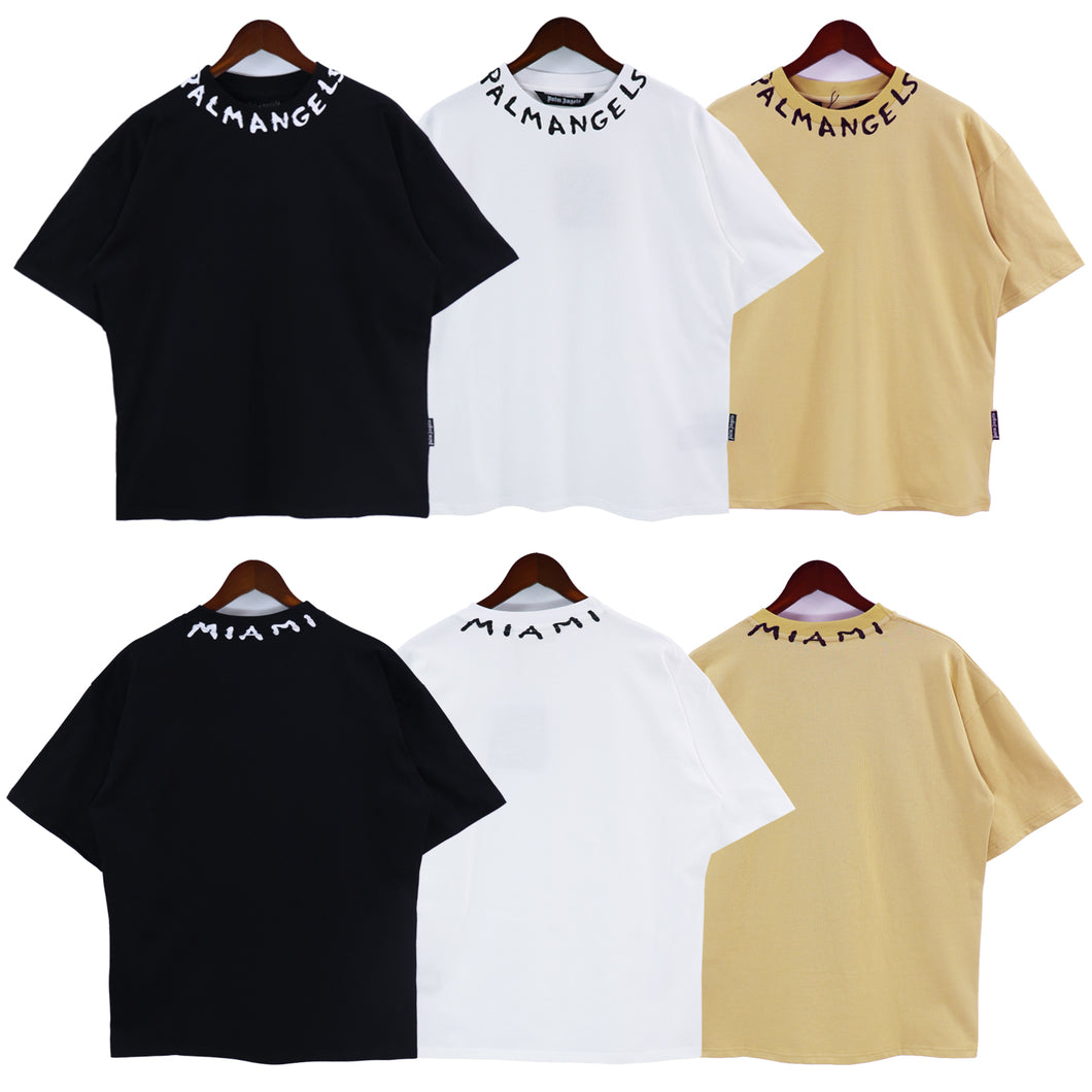 Palm Miami neck logo shirt