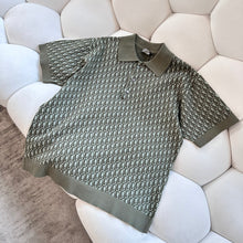 Load image into Gallery viewer, DD 2023 knit olive gray polo
