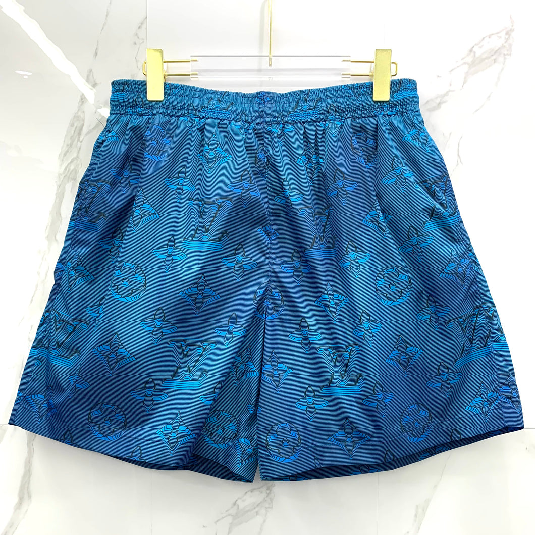 Monogram ocean blue shorts 2022