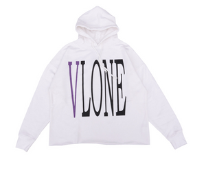 Vlone Purple accent hoodie