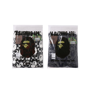 Bape black and white hoodie short set