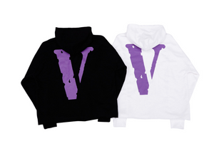 Vlone Purple accent hoodie