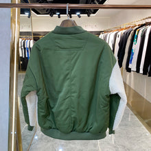 Load image into Gallery viewer, Palm half sherpa bomber
