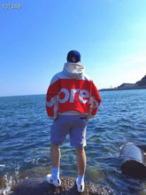 Load image into Gallery viewer, Preme oversize logo hoodie
