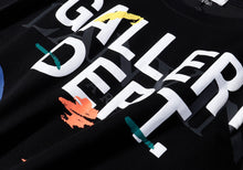Load image into Gallery viewer, Gallery dept splatter paint short sleeve shirt
