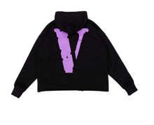 Load image into Gallery viewer, Vlone Purple accent hoodie
