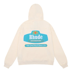 RHUDE RACING CREST HOODIE p105