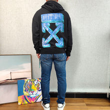 Load image into Gallery viewer, OFF jetson hoodie blue
