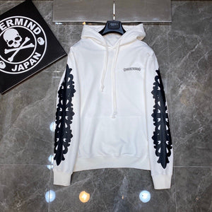 Chrome spinal hoodie