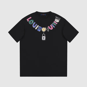 Monogram necklace shirt