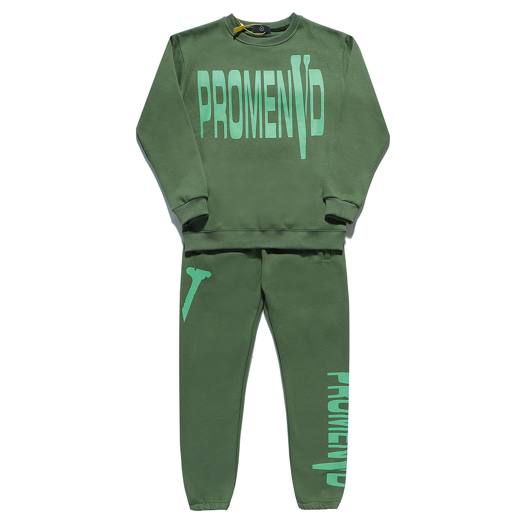 Vlone Green sweatsuit