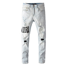 Load image into Gallery viewer, AMIRI WORD DENIM BLUE
