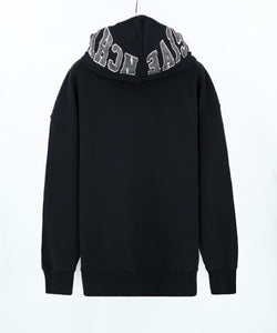 Givenchy furry letter hoodie