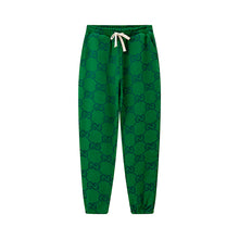 Load image into Gallery viewer, GG green canvas pants
