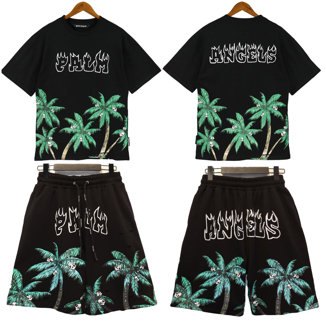 Palm black palm tree summer set