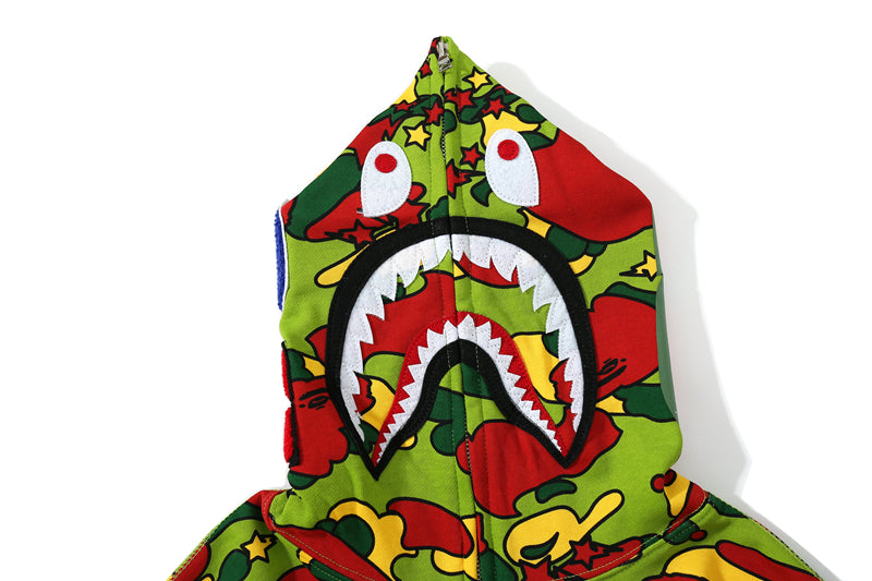 Bape full zip watermelon hoodie