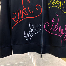 Load image into Gallery viewer, FF script embroidery hoodie
