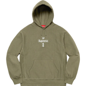 Preme cross box logo hoodie