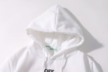 Load image into Gallery viewer, White colorful painted Hoodies
