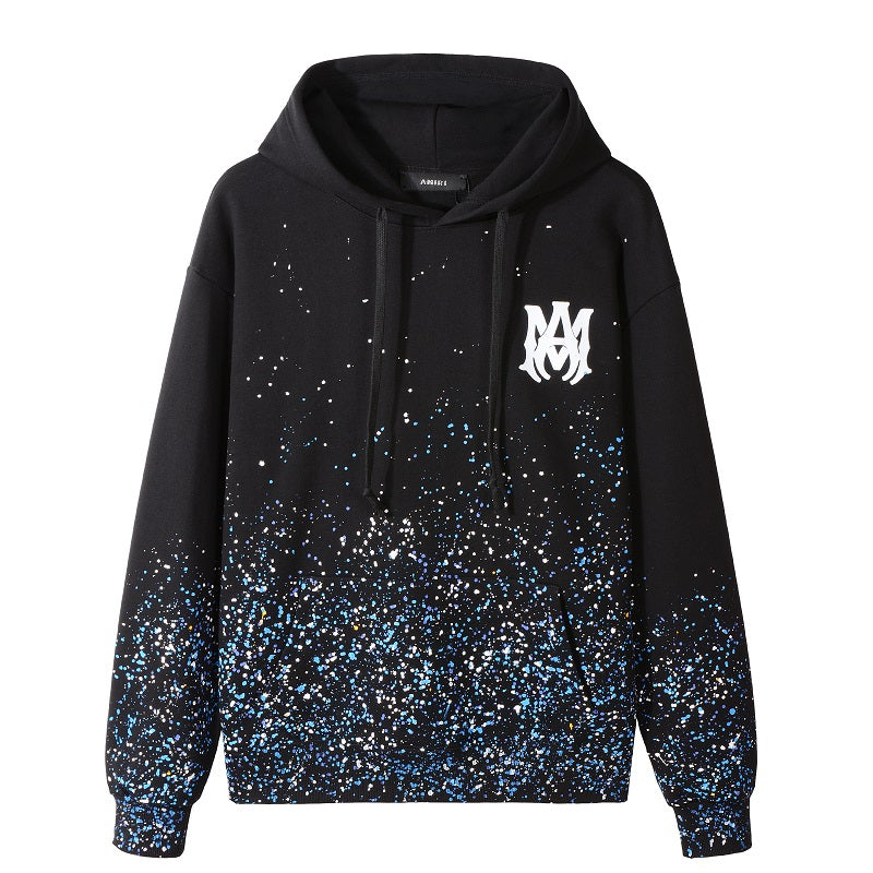 Amiri paint dotted hoodie