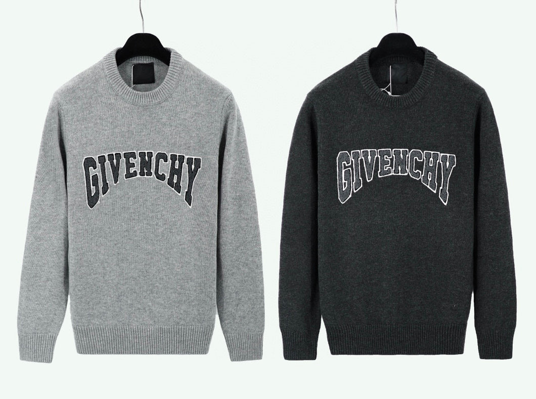 Givenchy furry patch sweater
