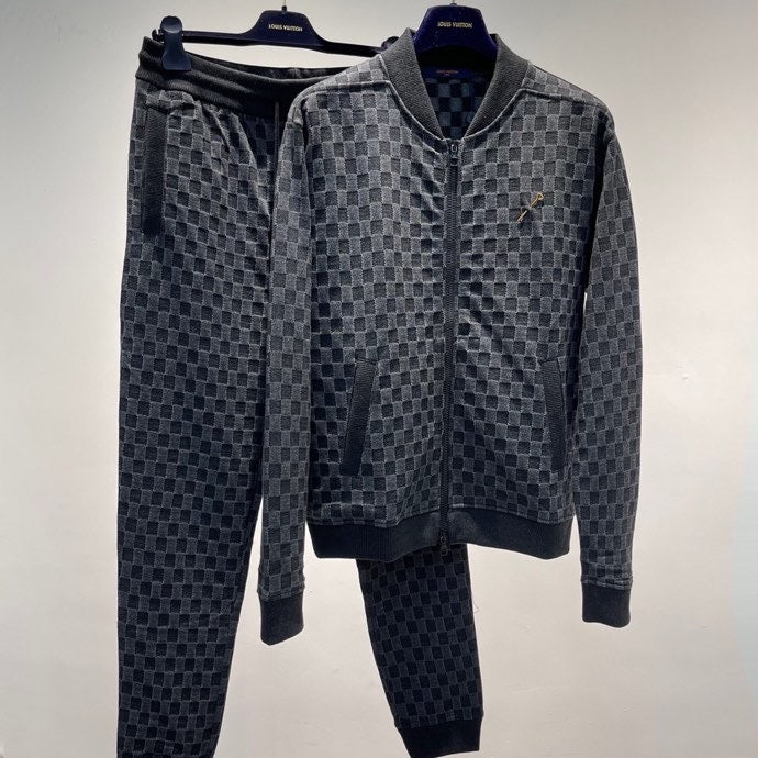 Damier sweatsuit knit n