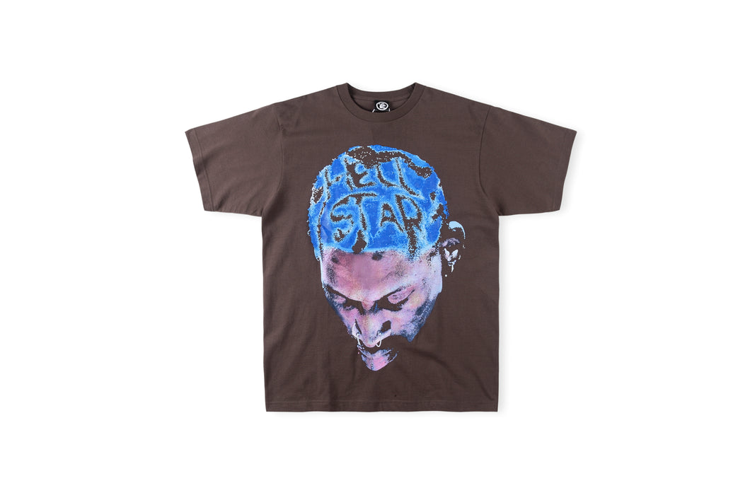 Hellstar Rodman blue hair shirt