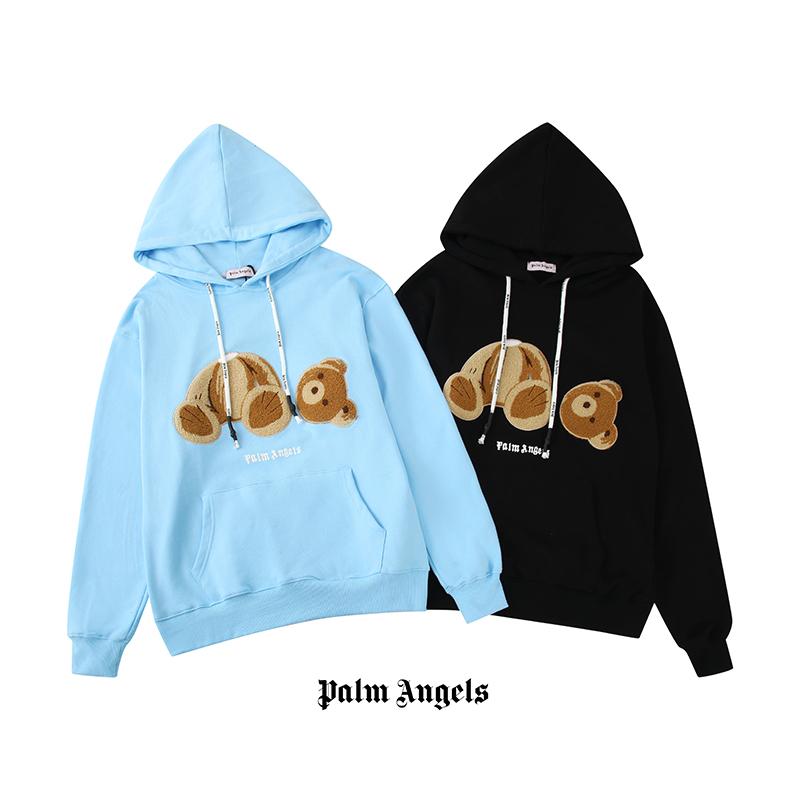 Palm teddy bear hoodie