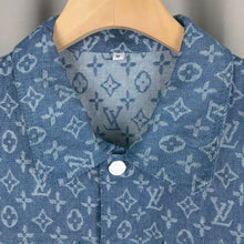 Load image into Gallery viewer, Monogram denim vest set
