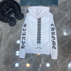 Chrome spinal hoodie