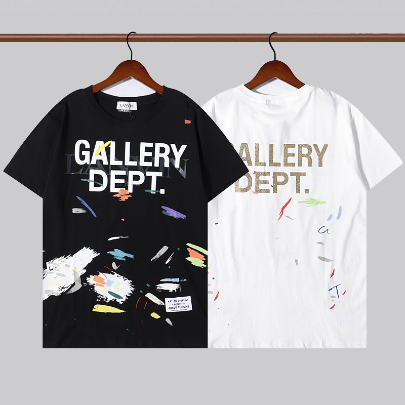Gallery dept splatter paint short sleeve shirt