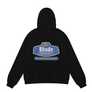 RHUDE RACING CREST HOODIE p105