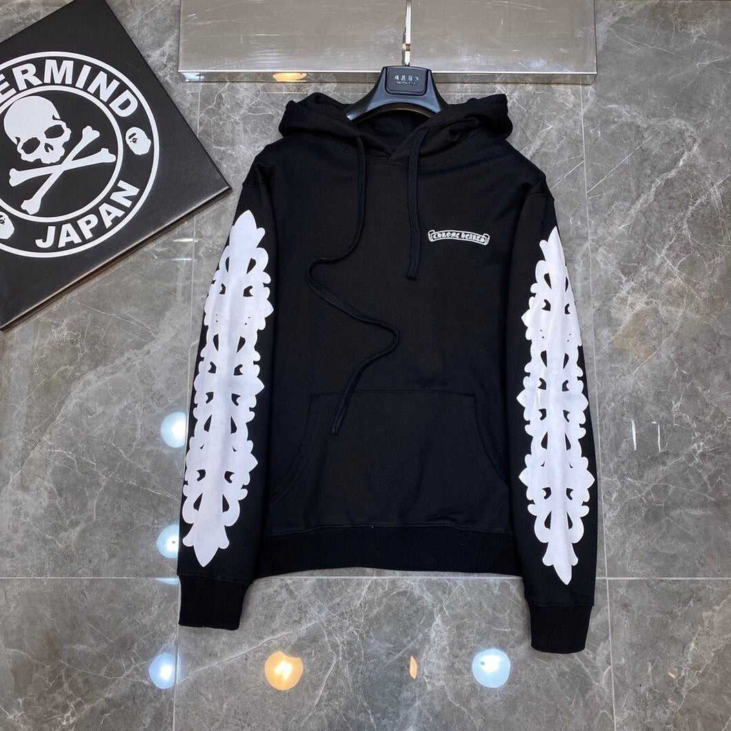 Chrome spinal hoodie