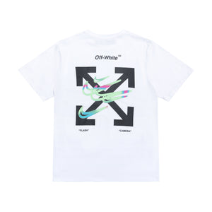 OFF check mark hologram shirt