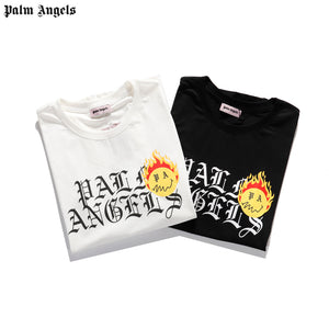 Palm burring smile face shirt