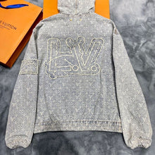 Load image into Gallery viewer, MONOGRAM NBA DENIM PULLOVER
