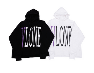 Vlone Purple accent hoodie