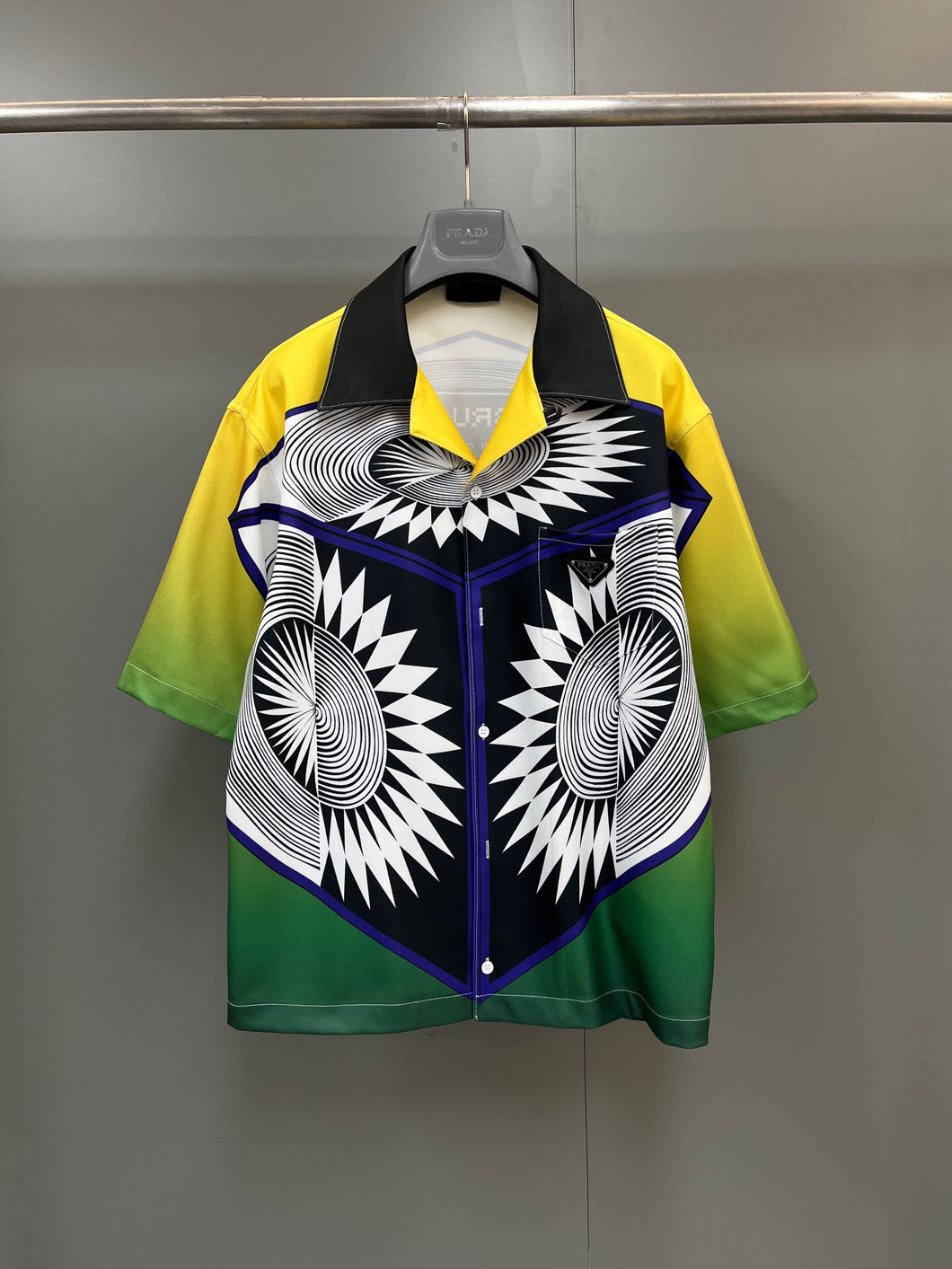 Prada 2023 silky bowling shirt