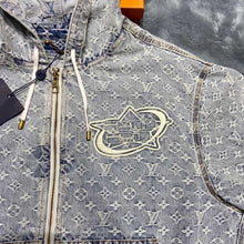 Load image into Gallery viewer, MONOGRAM NBA DENIM PULLOVER
