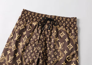 Monogram chain trunks