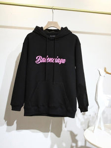 BB pink writing hoodie