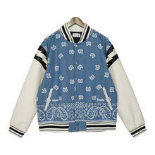 Load image into Gallery viewer, RHUDE blue bandana varsity p138
