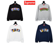 Load image into Gallery viewer, Supreme triple logo crewneck
