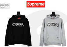 Load image into Gallery viewer, Supreme script hoodie
