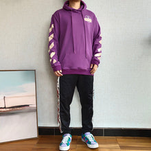 Load image into Gallery viewer, OFF purple tape hoodie
