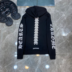 Chrome spinal hoodie