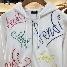 Load image into Gallery viewer, FF script embroidery hoodie
